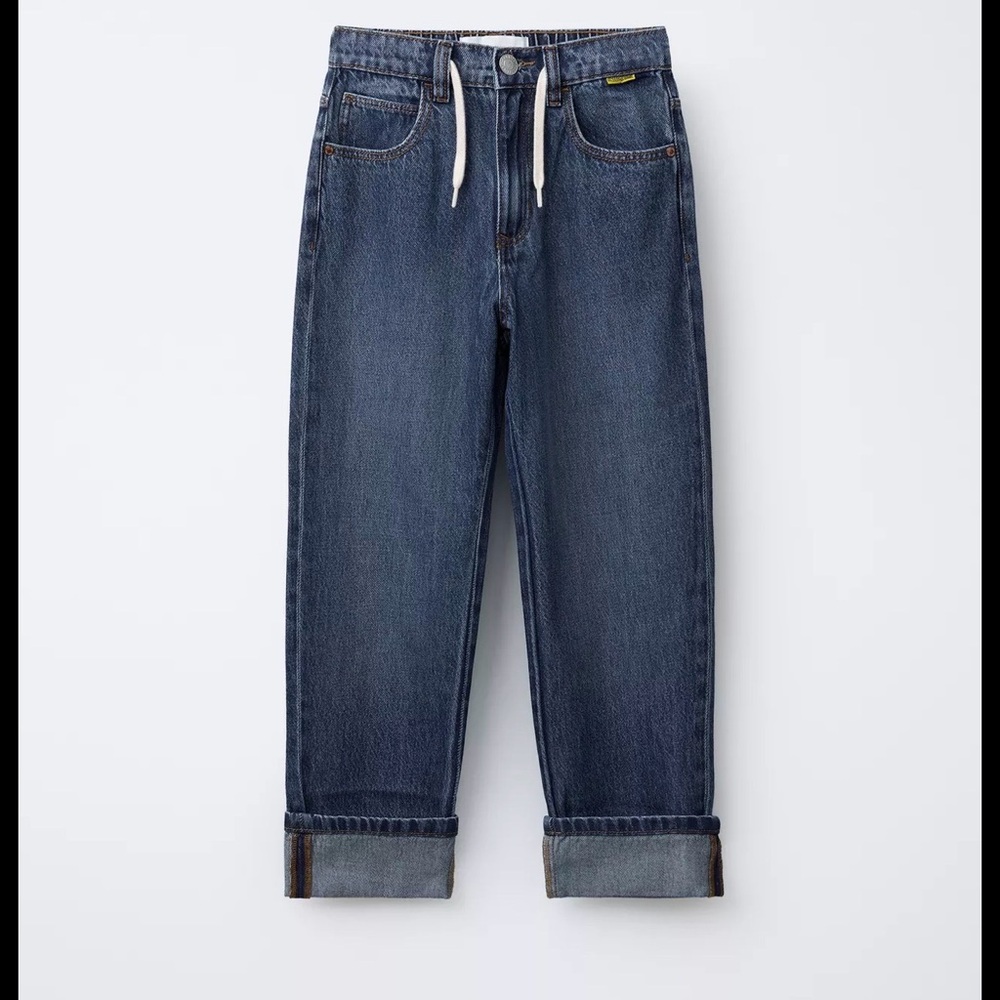 New With Tags Zara Relaxed Fit Blue Jeans for boys